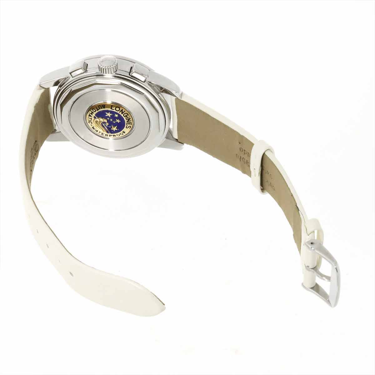 Conquest L1 141 0 Automatic Diamond Date White Shell Dial