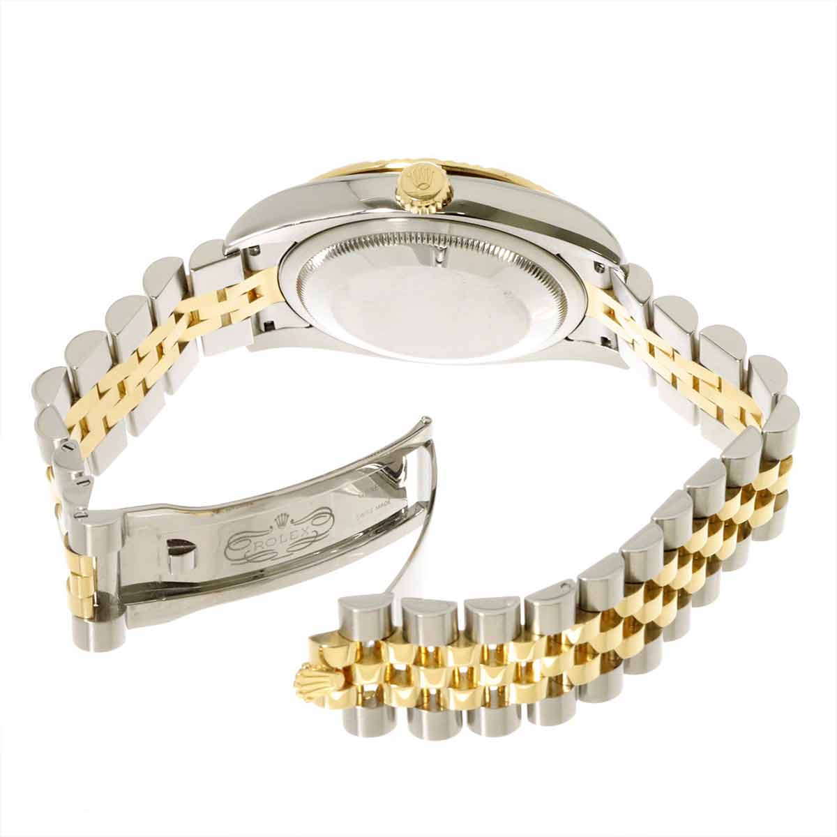 Datejust Turnograph 116263 Serial F 750 YG Gray Dial Mens