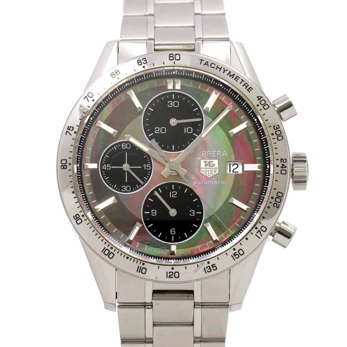 Carrera Chronograph CV201P Automatic Black Shell Dial Mens