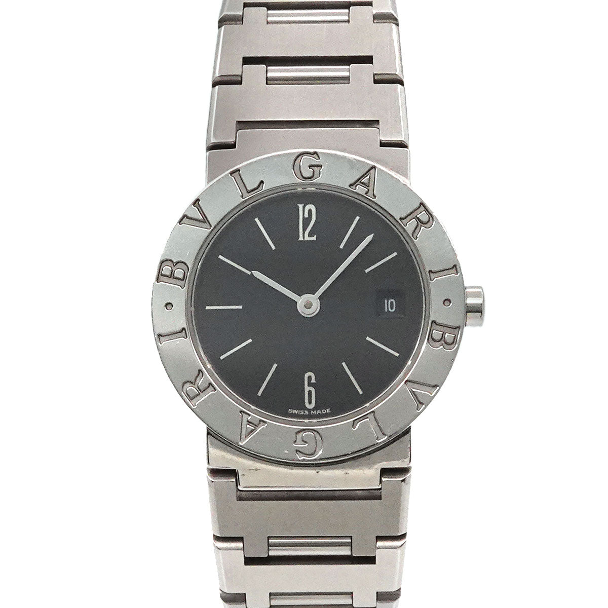 BVLGARIBVLGARI BB26SSD Date Quartz Black Dial Ladies Watch