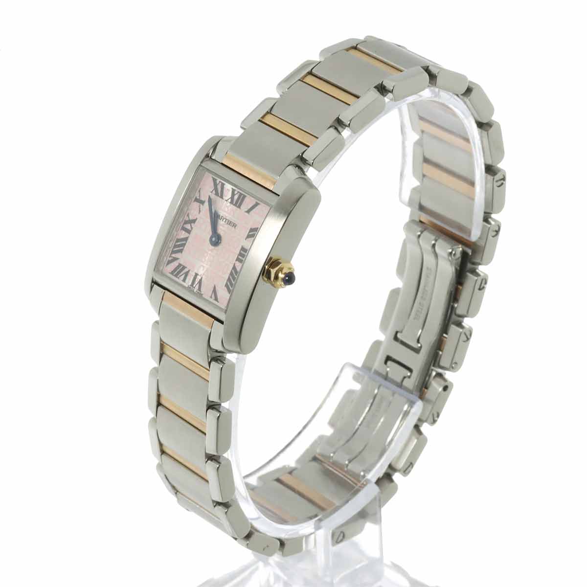 Tank Francaise SM Christmas Limited 750 PG Silver Pink Dial