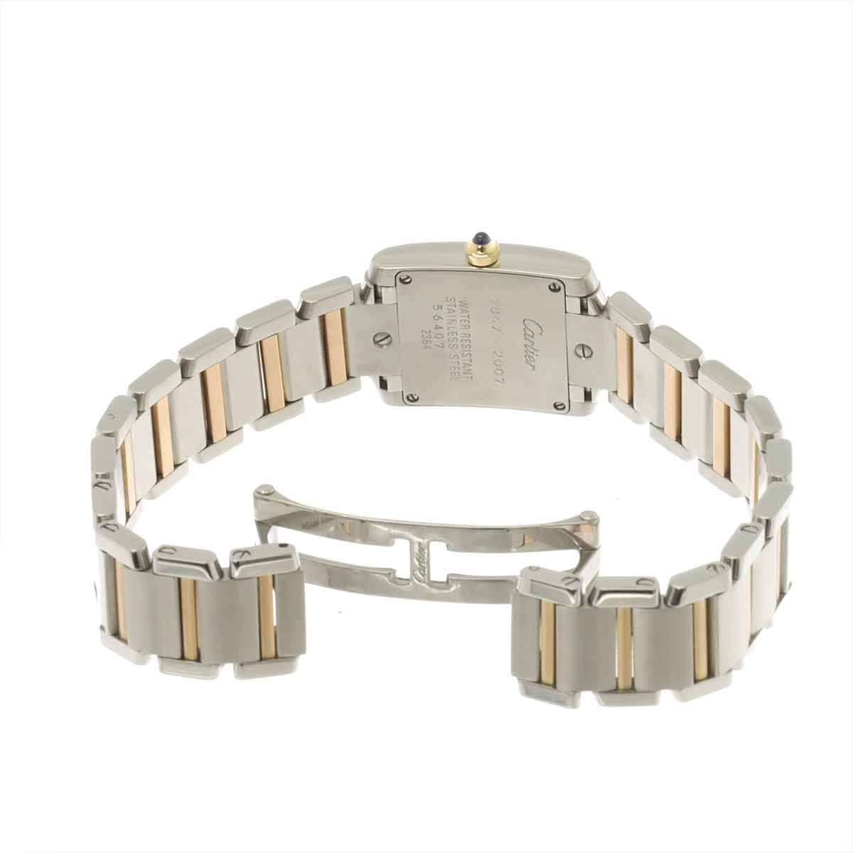 Tank Francaise SM Christmas Limited 750 PG Silver Pink Dial