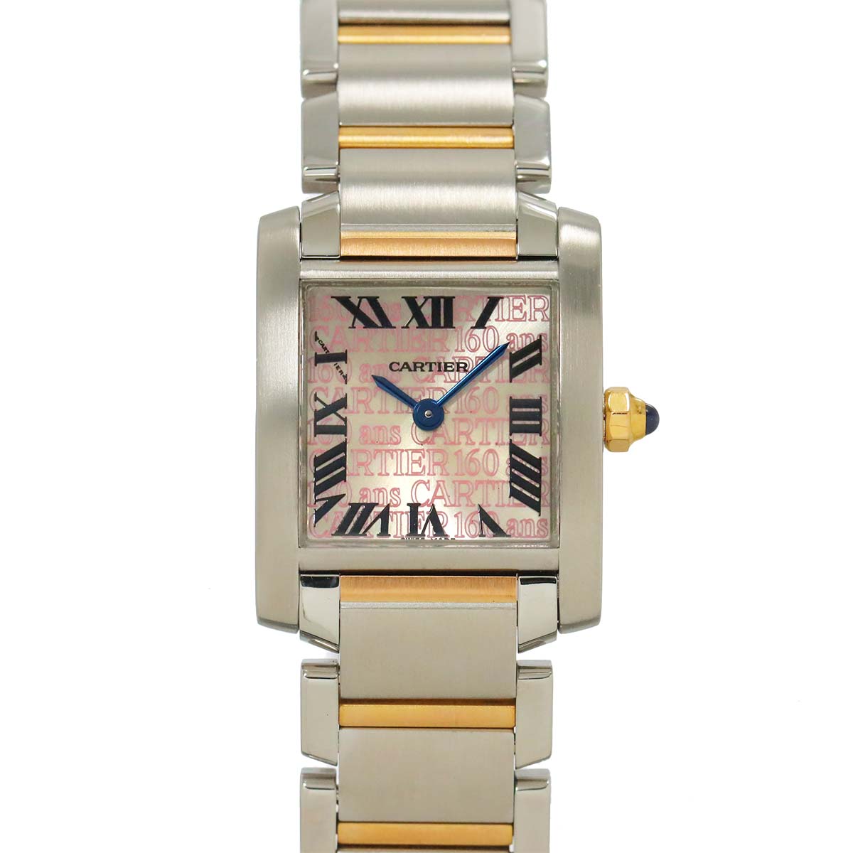 Tank Francaise SM Christmas Limited 750 PG Silver Pink Dial