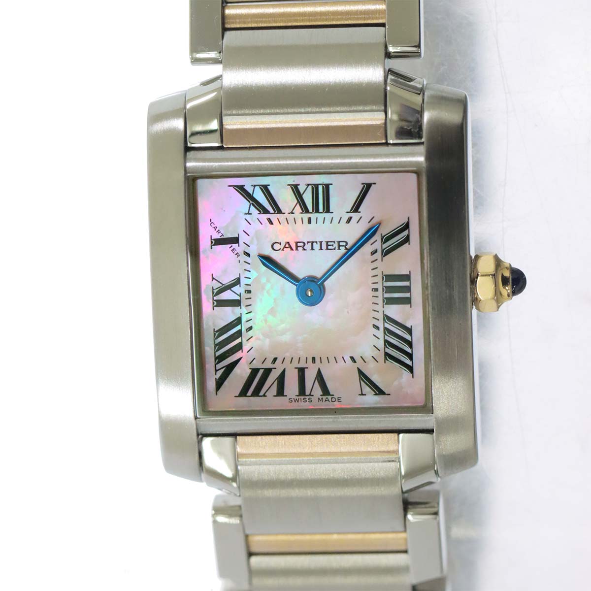 Tank Francaise SM W51027Q4 750 PG Quartz Pink Shell Dial