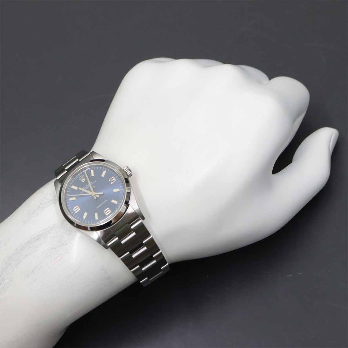 Air King 14000 Serial U Automatic Blue Dial Mens Watch