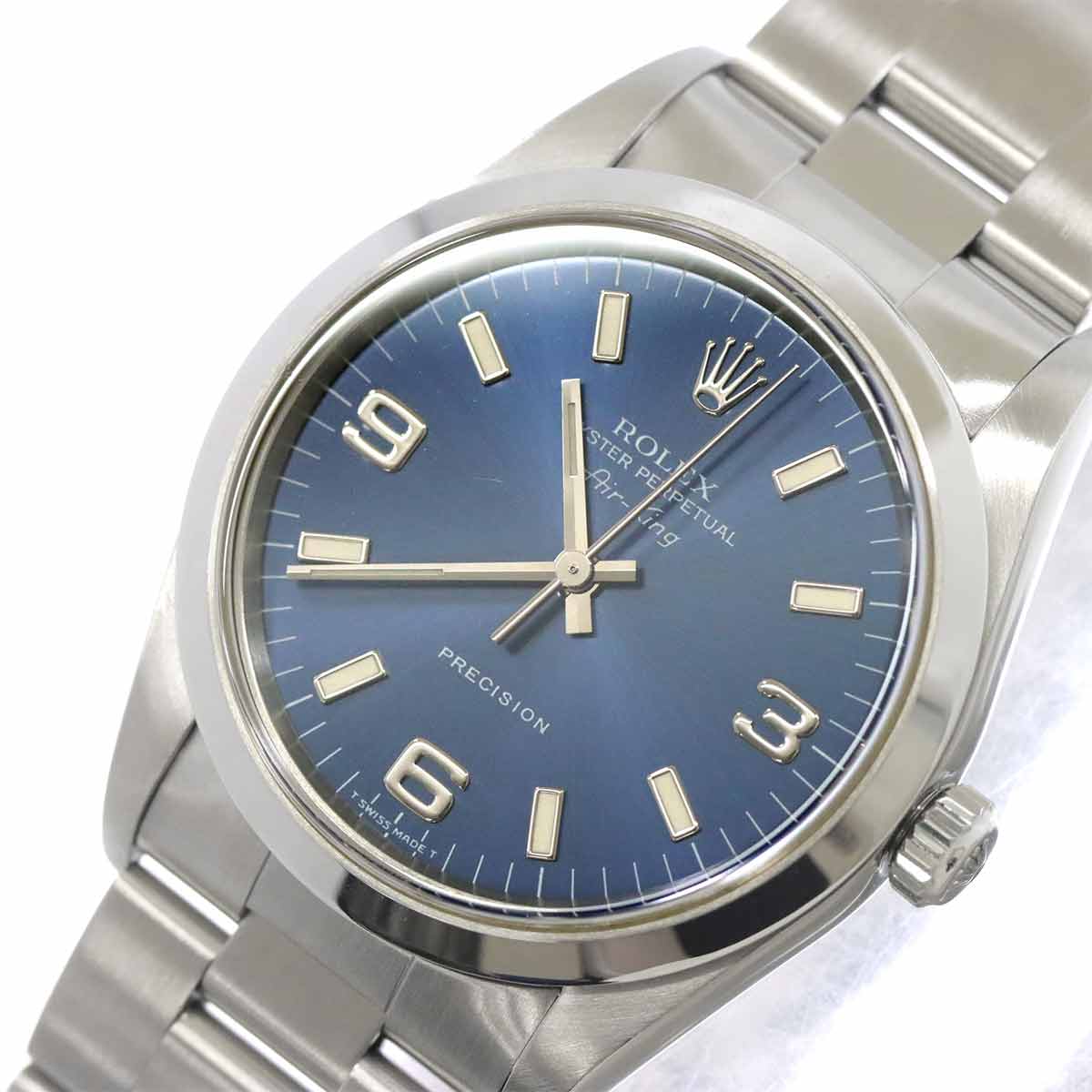 Air King 14000 Serial U Automatic Blue Dial Mens Watch