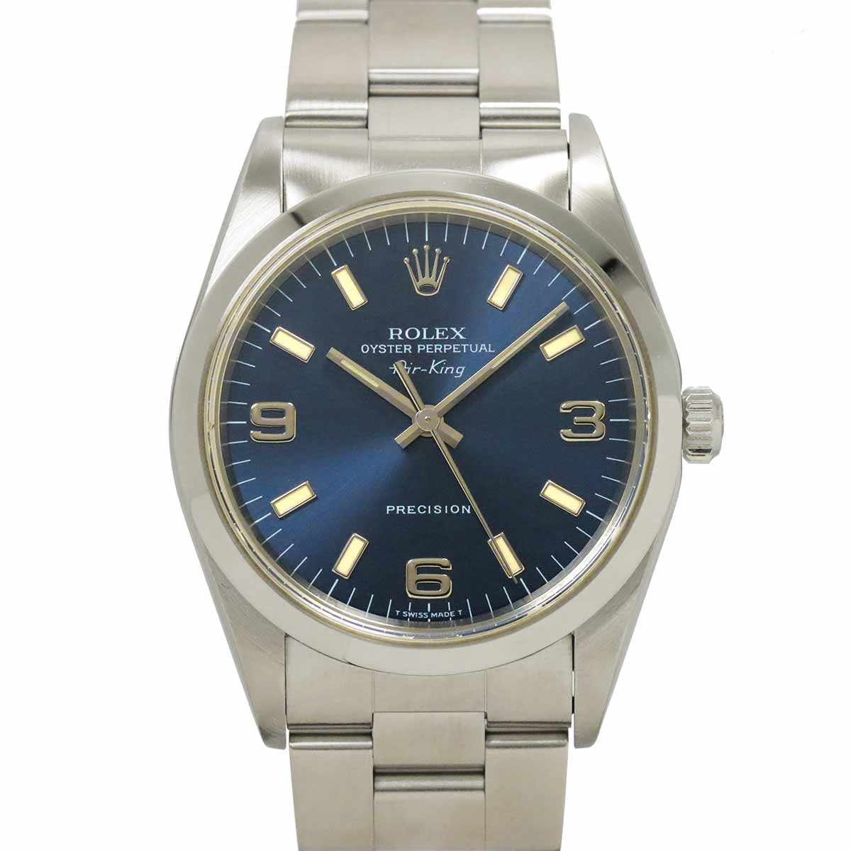 Air King 14000 Serial U Automatic Blue Dial Mens Watch