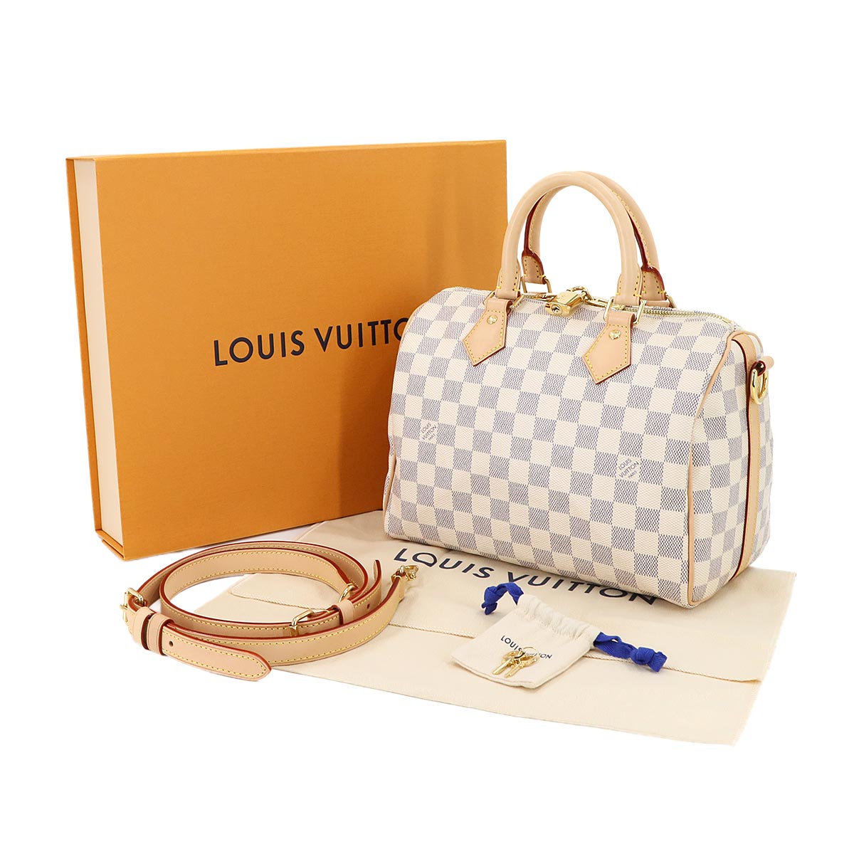 Damier Azur Speedy Bandouliere 25 Hand Bag N41374 Purse