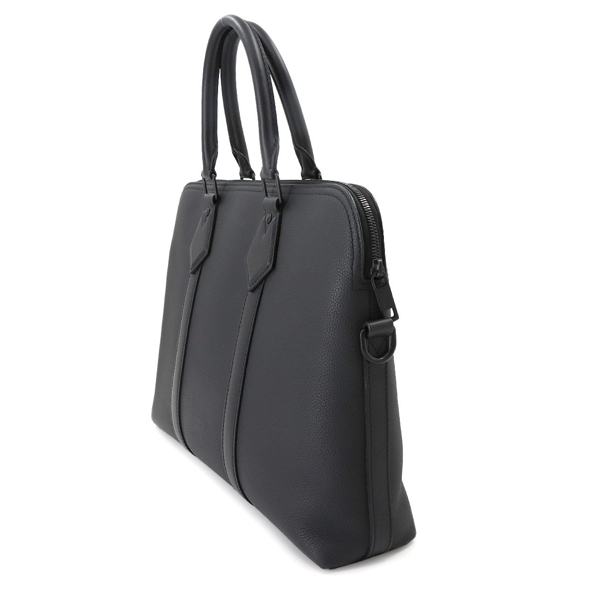 Aerogram Takeoff Briefcase 2way Bag Leather Black M59159