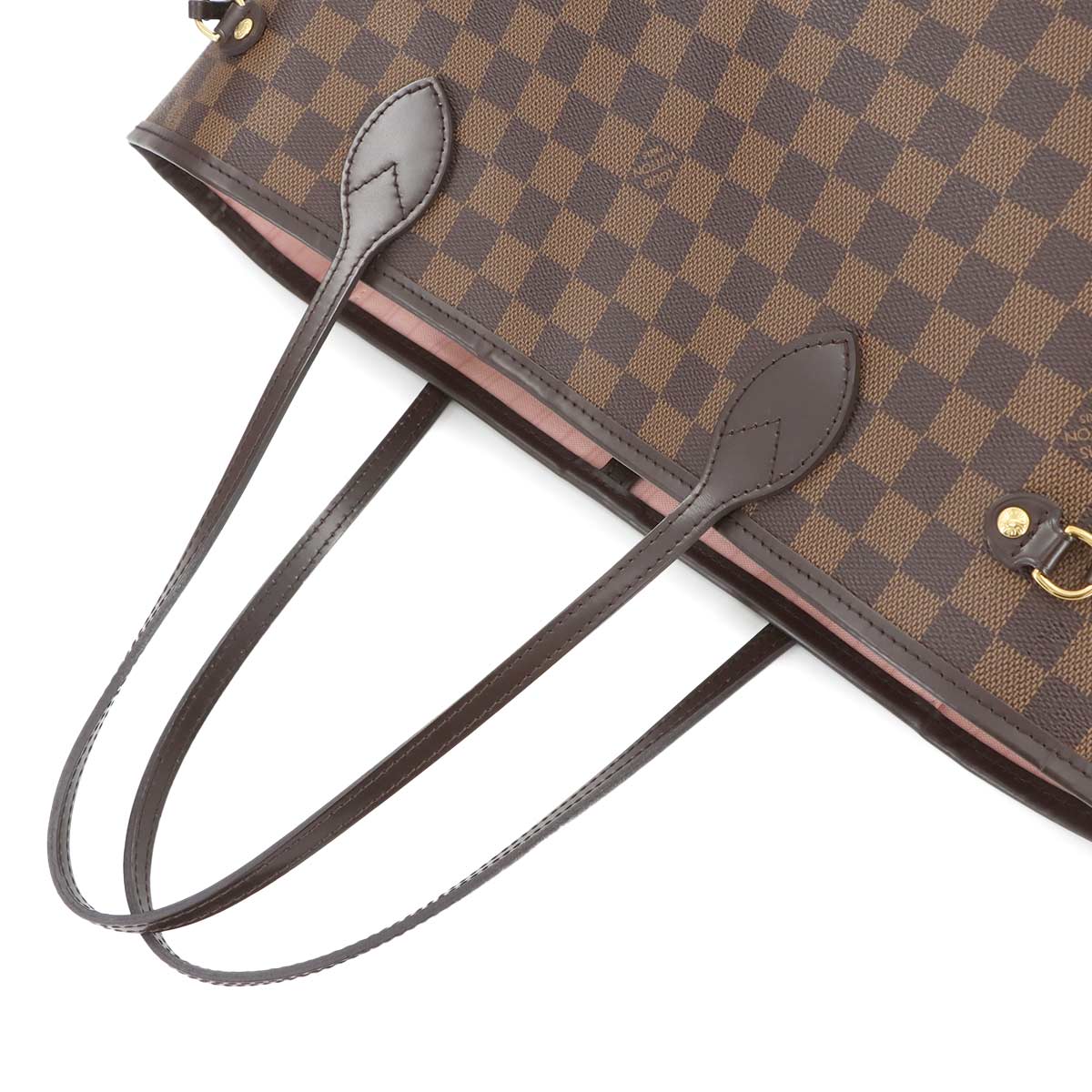 Damier Neverfull MM Tote Bag Rose Ballerine N41603 Purse
