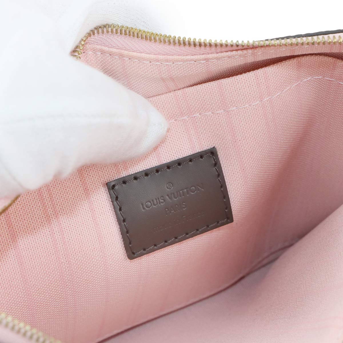 Damier Neverfull MM Tote Bag Rose Ballerine N41603 Purse