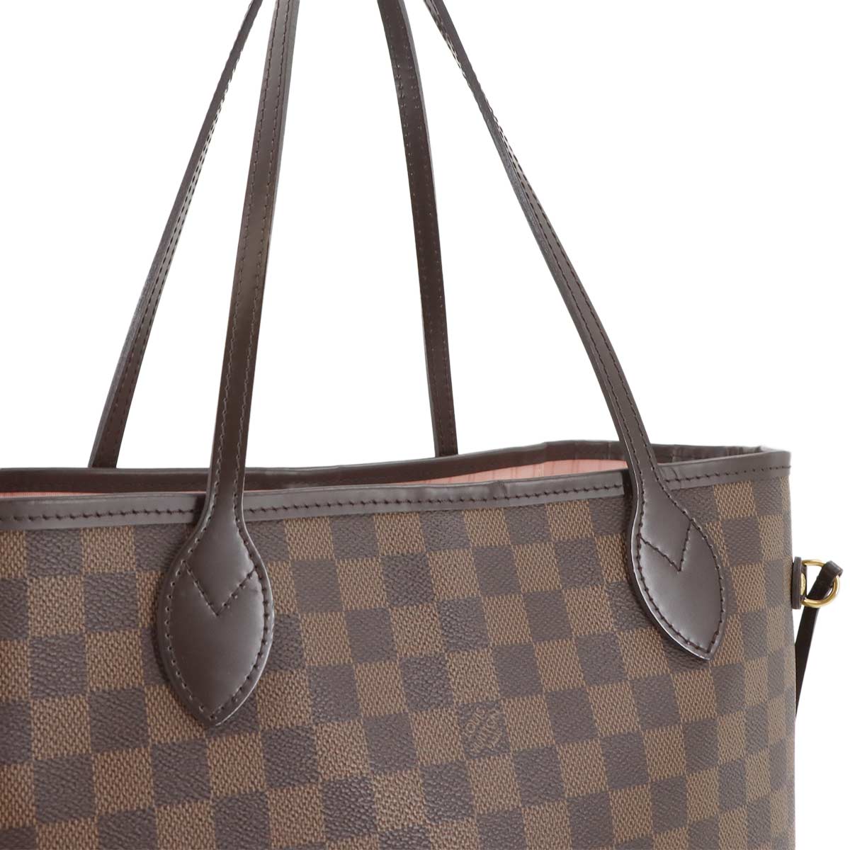 Damier Neverfull MM Tote Bag Rose Ballerine N41603 Purse