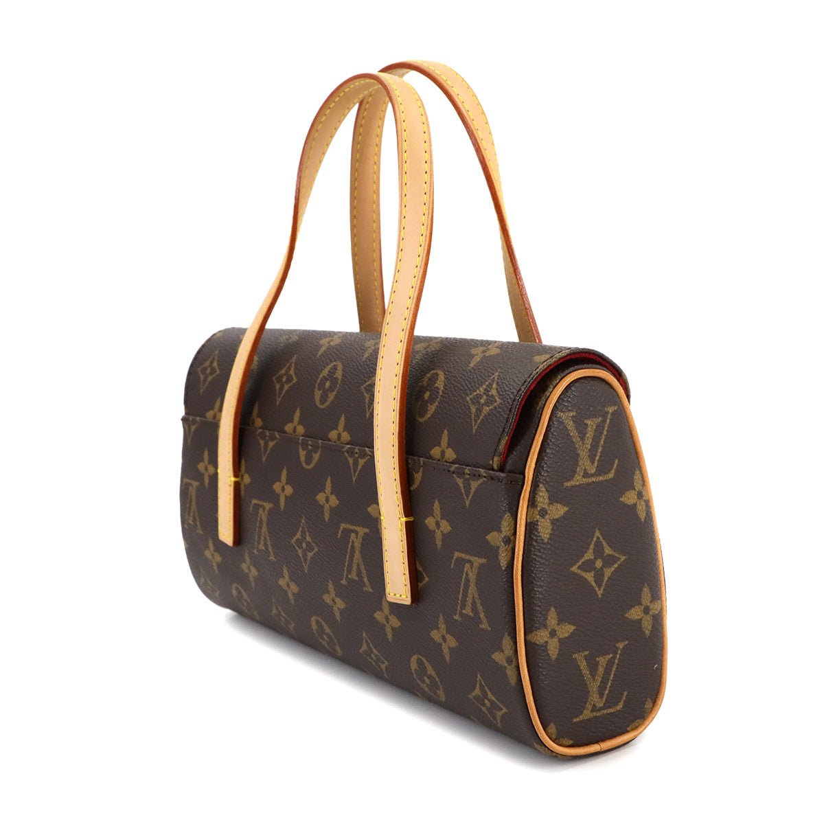 LOUIS VUITTON Monogram Sonatine Hand Bag Brown M51902 Purse