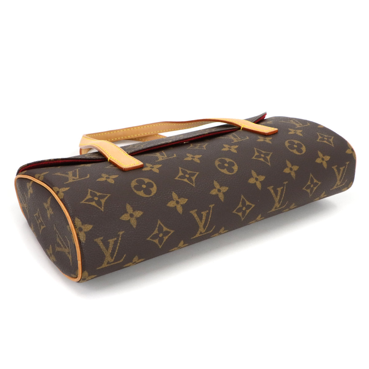 LOUIS VUITTON Monogram Sonatine Hand Bag Brown M51902 Purse