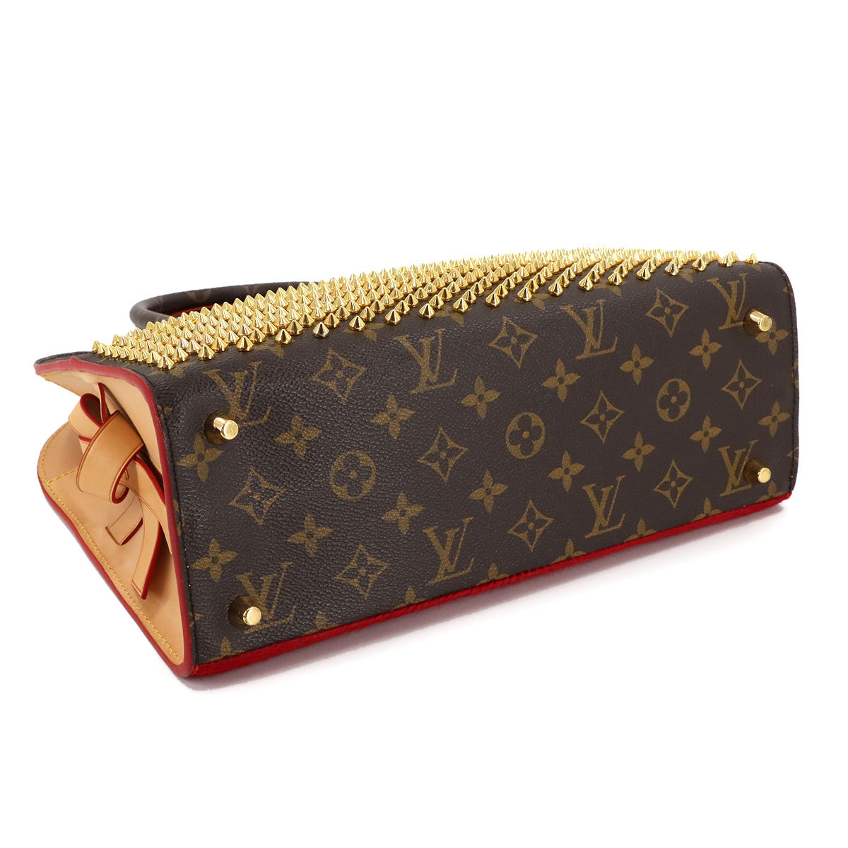 LOUIS VUITTON Monogram Christian Louboutin Iconoclast Hand Bag M41234