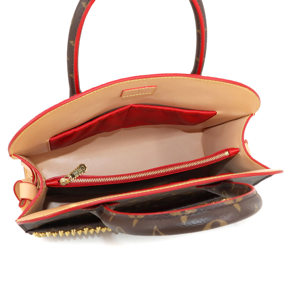 LOUIS VUITTON Monogram Christian Louboutin Iconoclast Hand Bag M41234