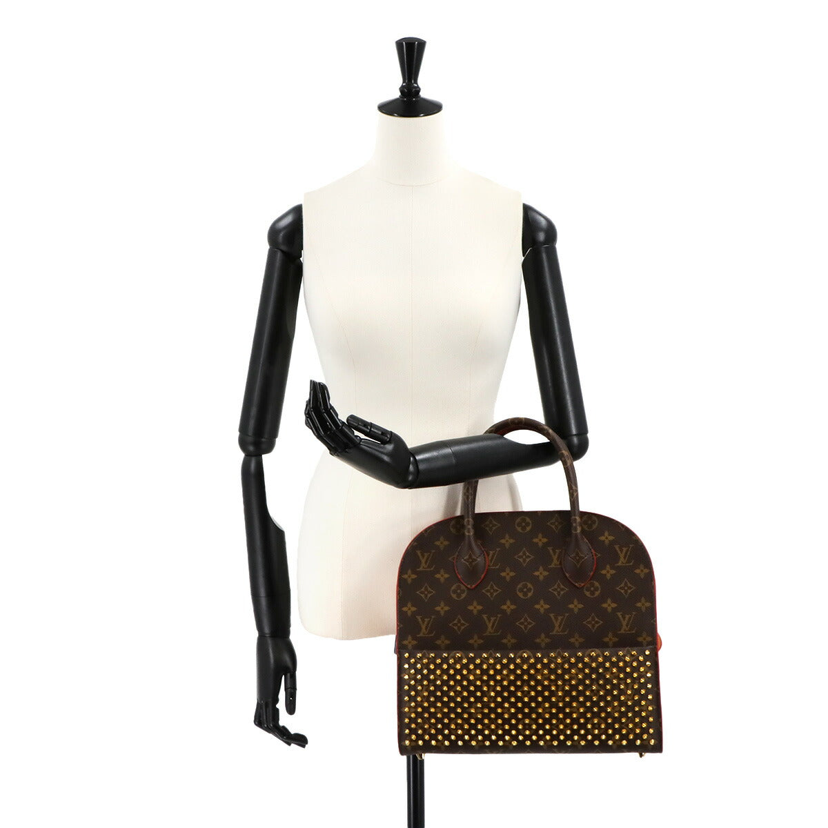 LOUIS VUITTON Monogram Christian Louboutin Iconoclast Hand Bag M41234