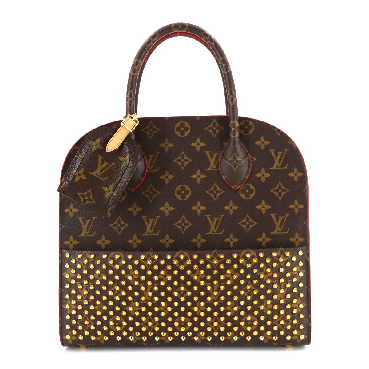 LOUIS VUITTON Monogram Christian Louboutin Iconoclast Hand Bag M41234