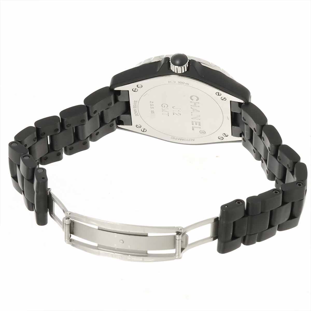 J12 GMT 41mm H3101 Mens Watch Date Black Ceramic Automatic 90290068