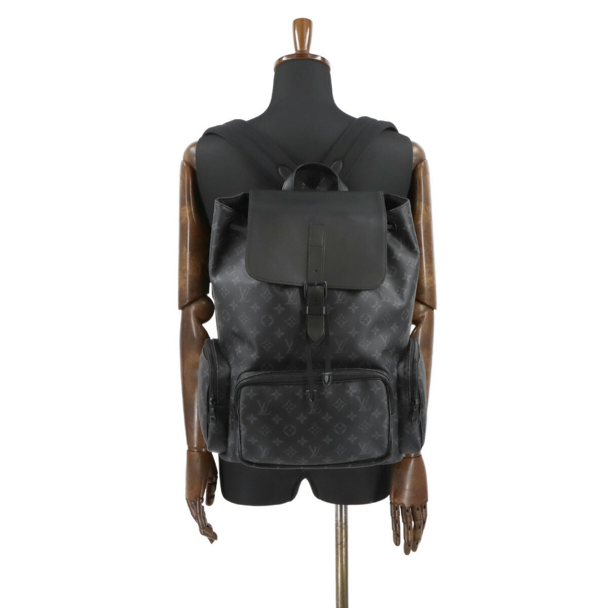 Monogram Eclipse Trio Back Pack Black M45538 Purse