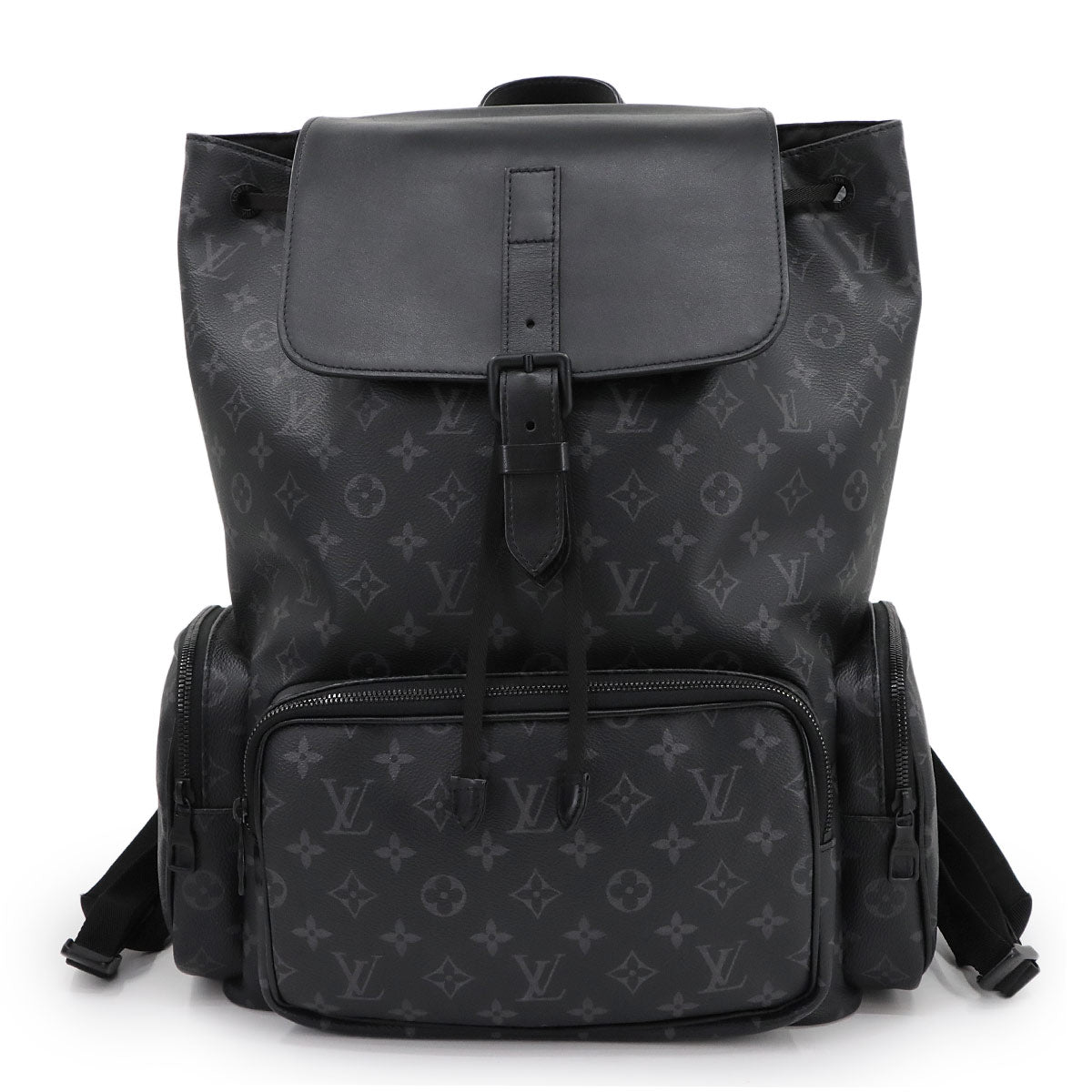 Monogram Eclipse Trio Back Pack Black M45538 Purse
