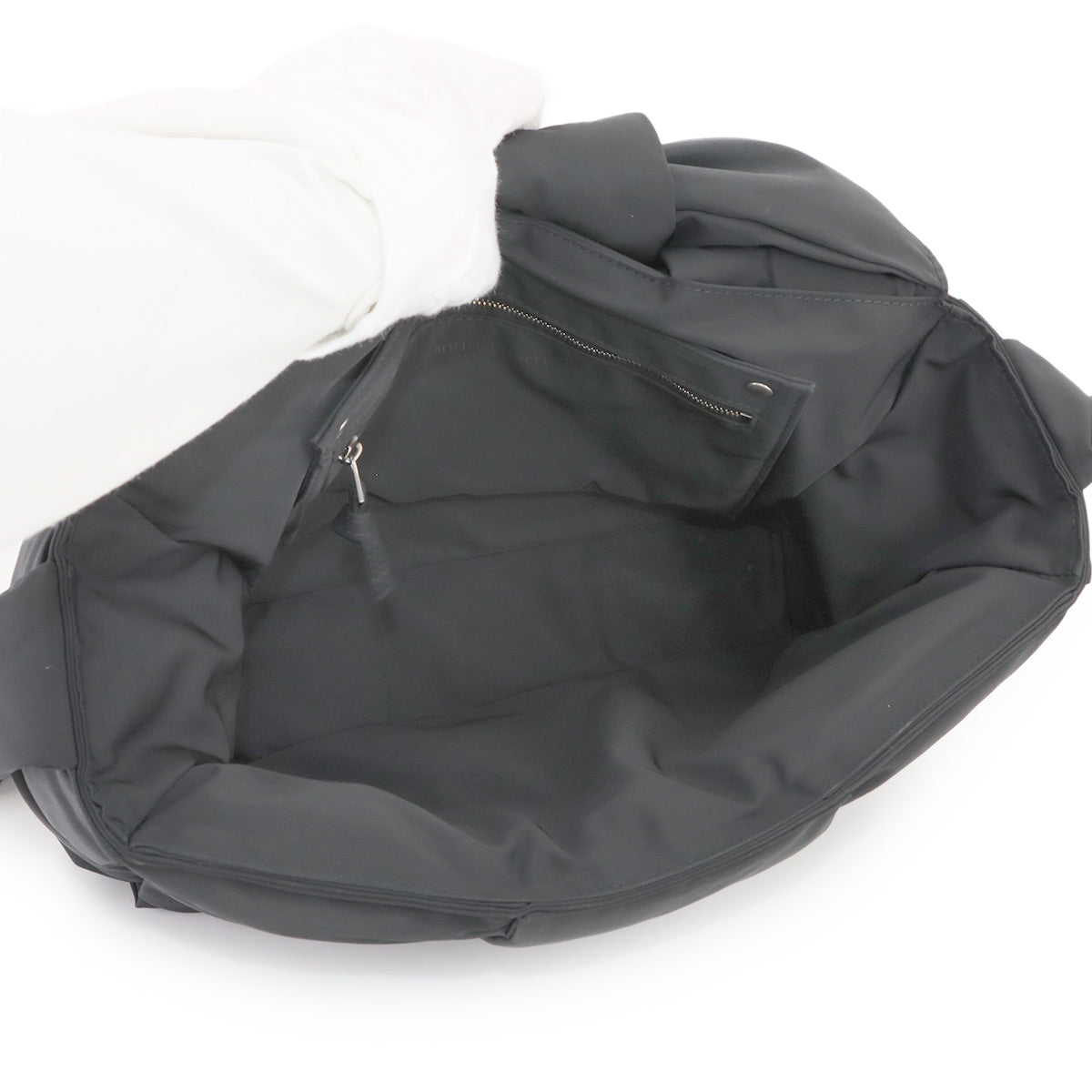 Intrecciato Padded Tech Cassette Shoulder Bag Black