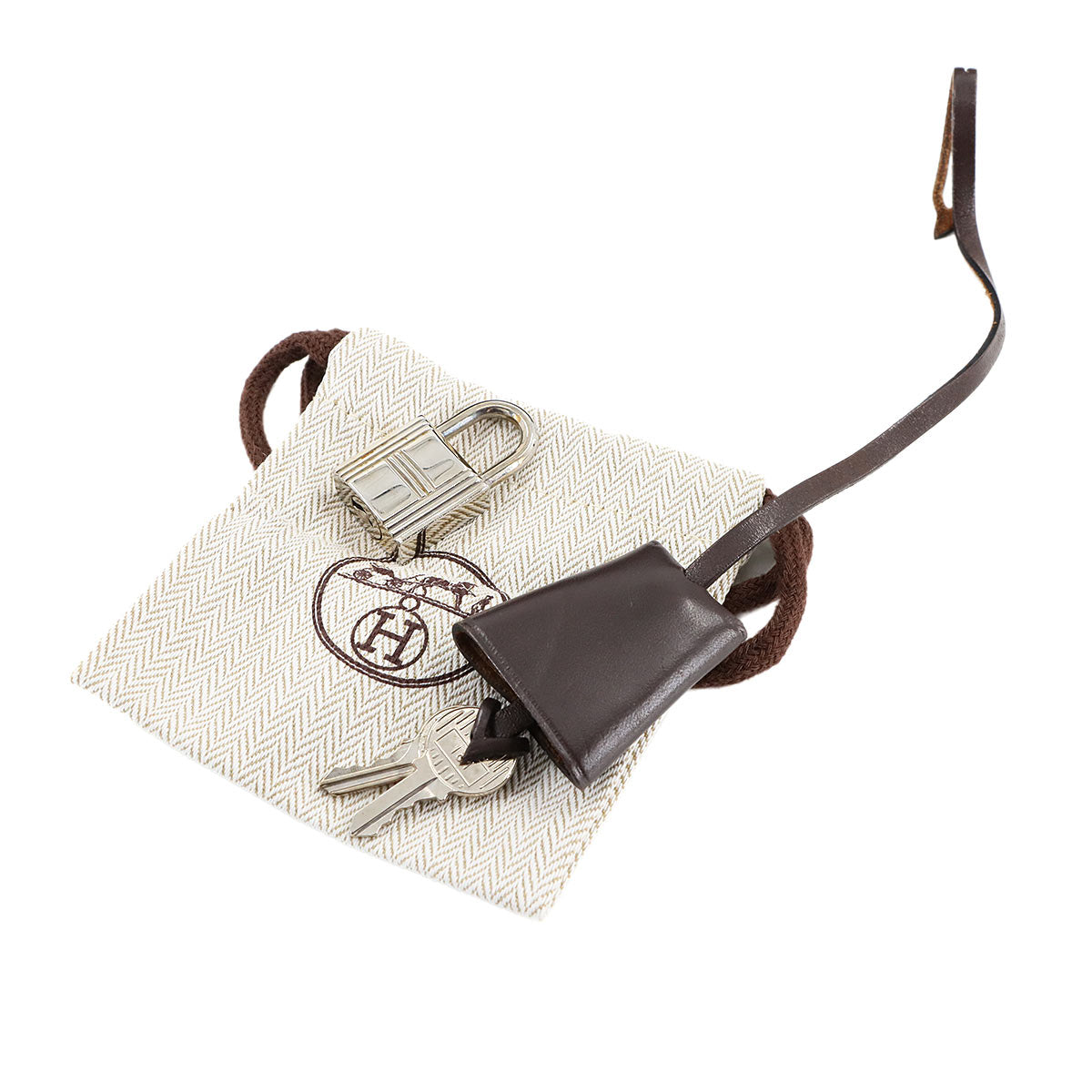 Her Bag Zip PM 2way Hand Shoulder Bag Toile Vash Hunter Brown