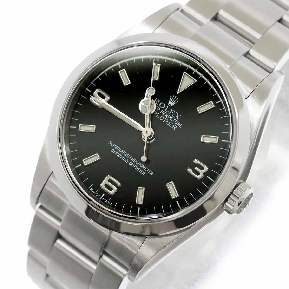 Explorer 1 114270 Serial K Automatic Black Dial Mens Watch