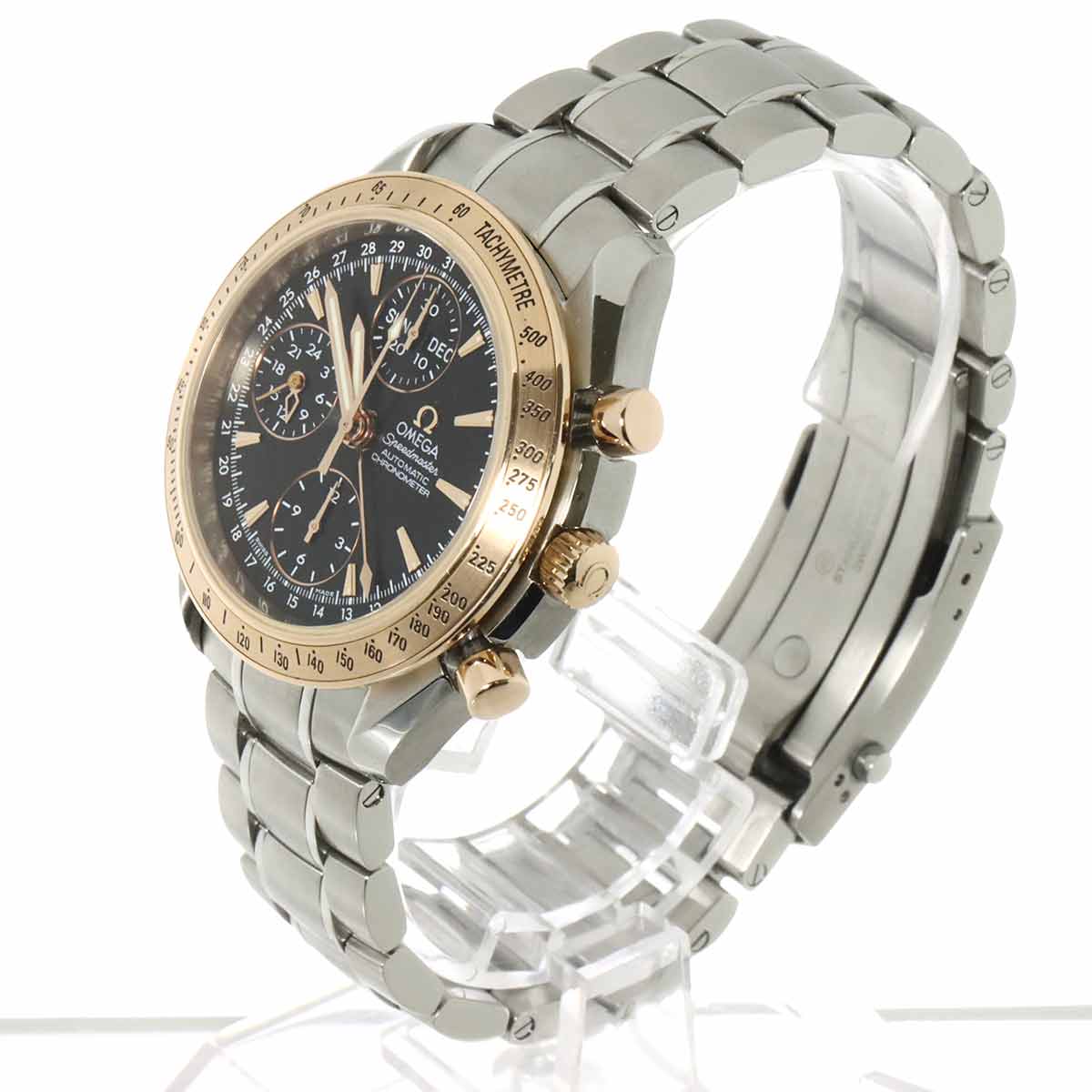 Speedmaster Date 323 21 40 44 01 001 Automatic PG Black Dial
