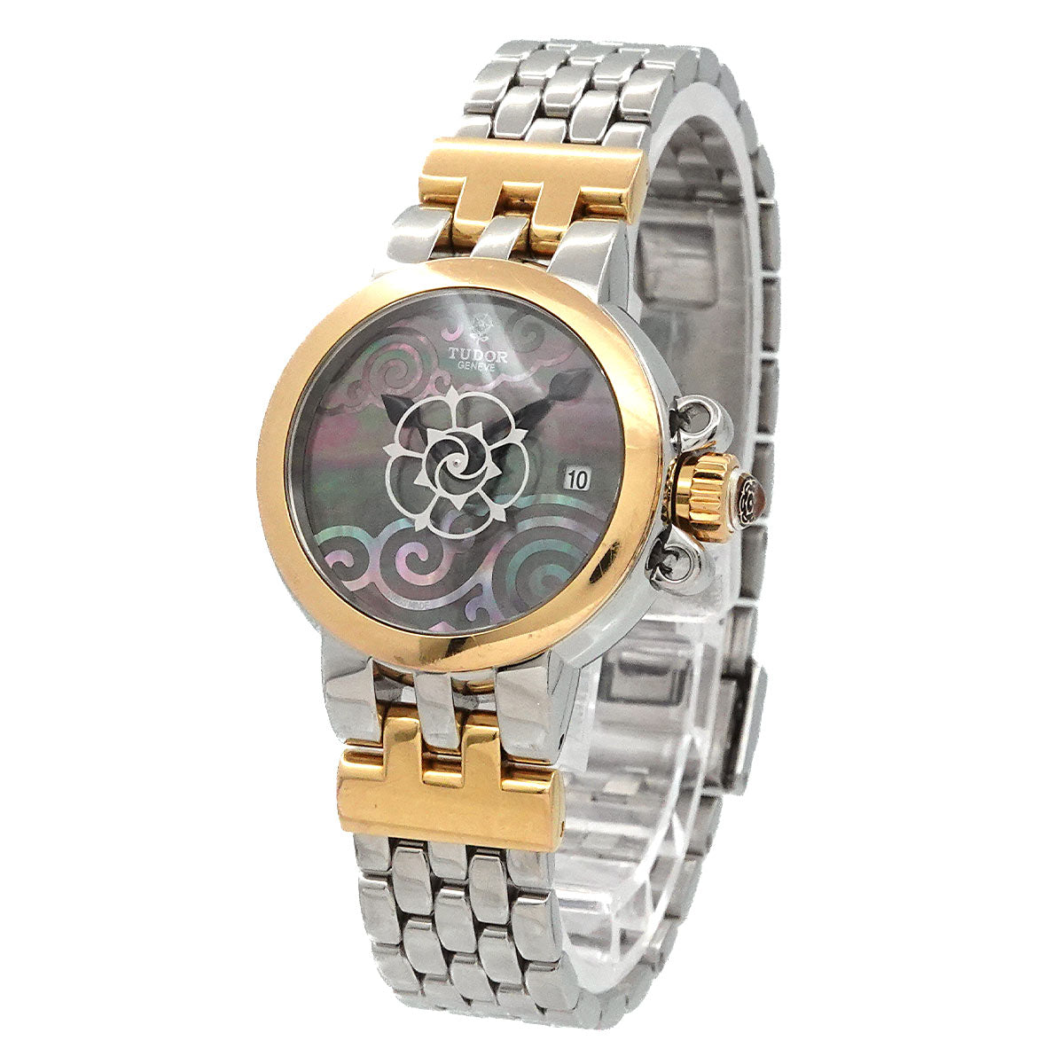 Clair De rose 35101 Automatic YG Black Shell Dial Ladies