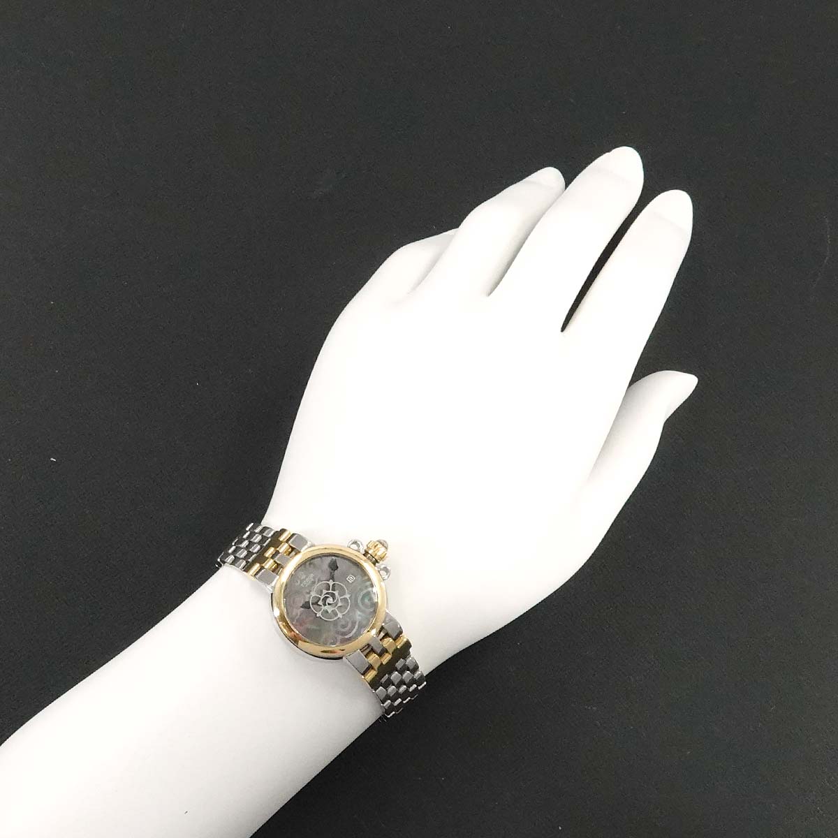 Clair De rose 35101 Automatic YG Black Shell Dial Ladies