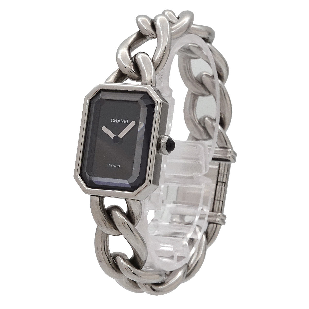 Premiere M Size H0452 Quartz Black Dial Ladies Watch