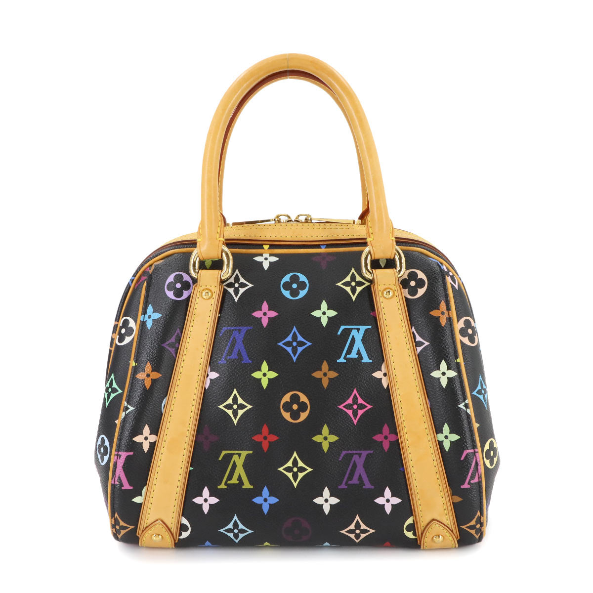 LOUIS VUITTON Monogram Multi Color Priscilla Hand Bag Noir M40097