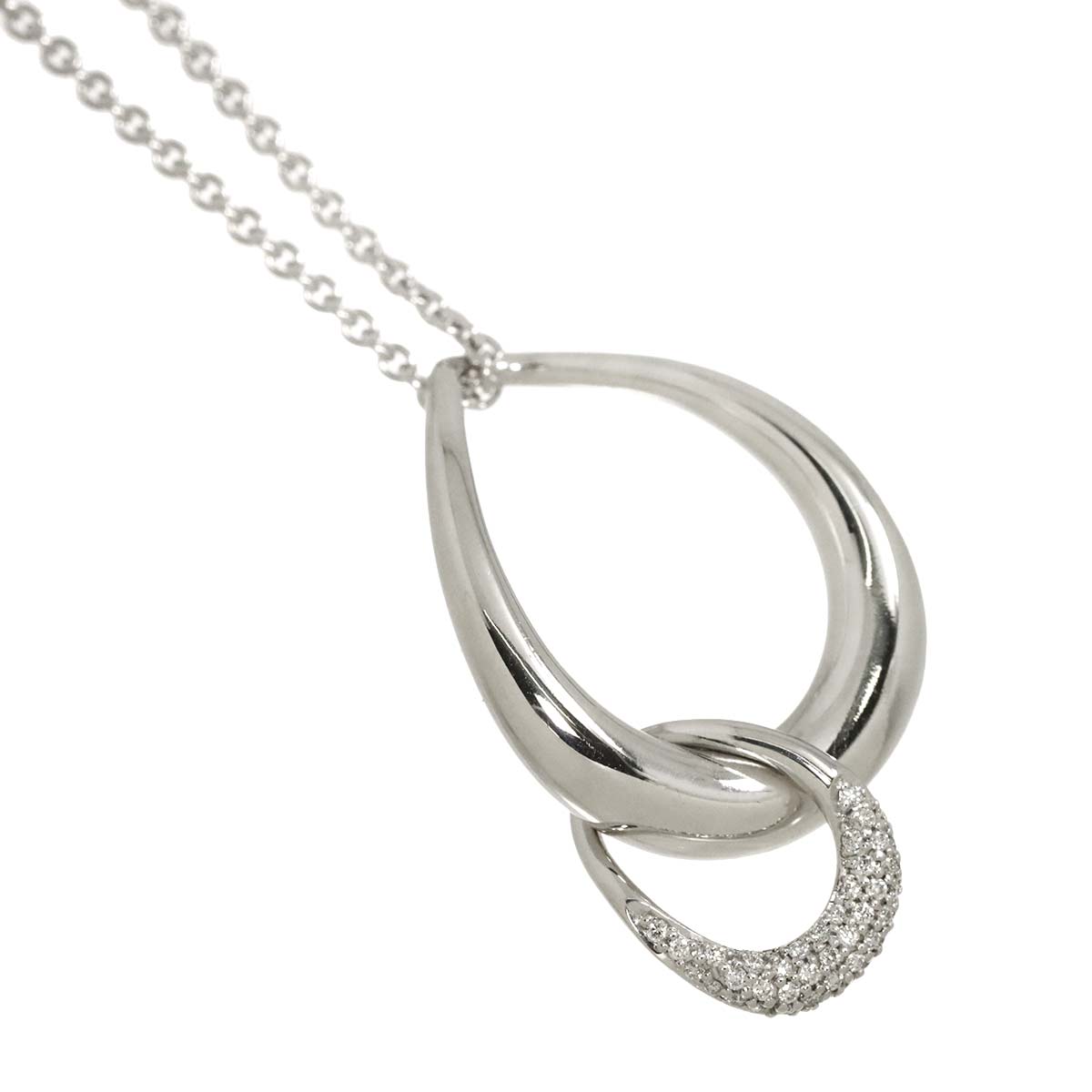 OFFSPRING Diamond Necklace 18K WG 750