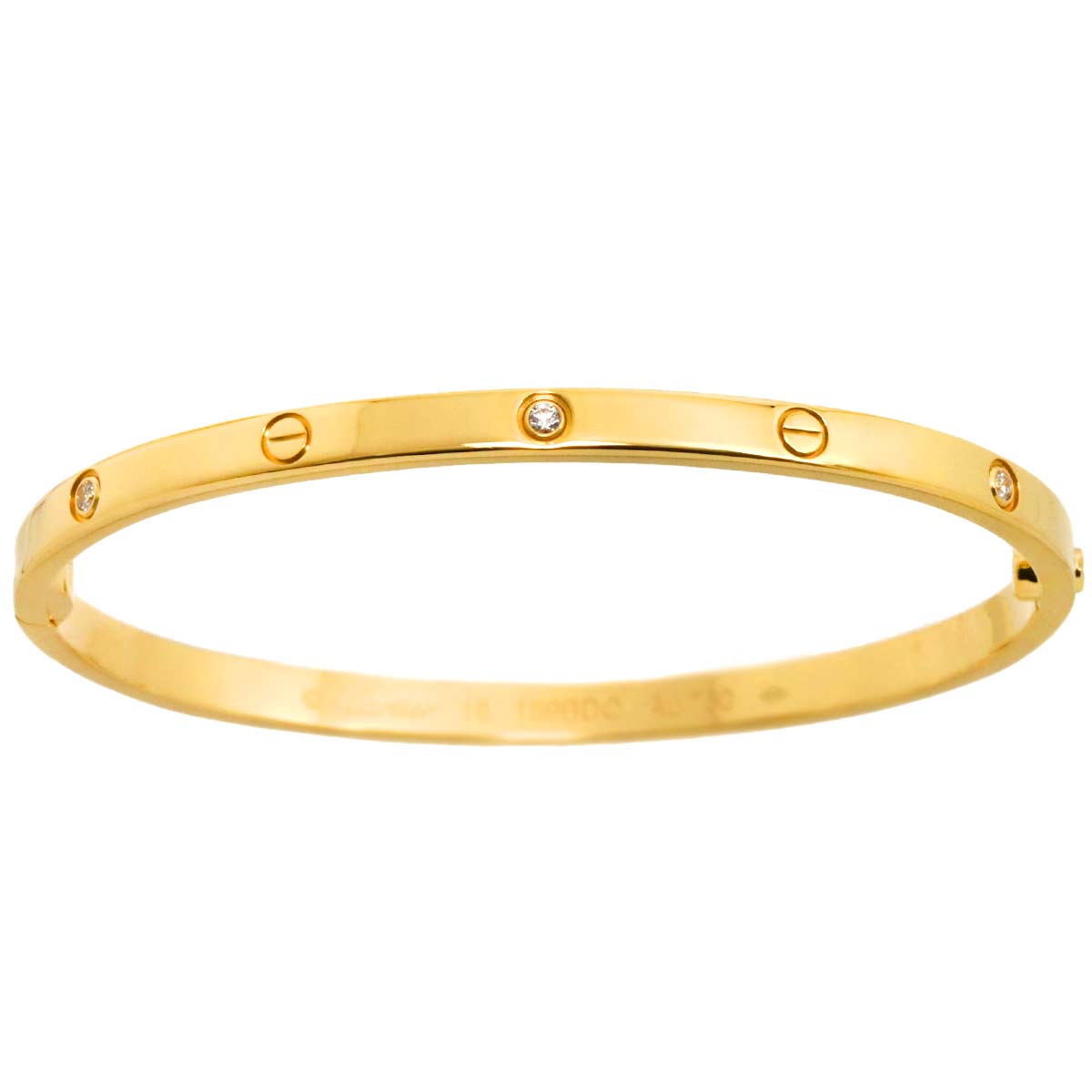 Love Diamond 6P Bracelet SM 18K YG 750 Size16