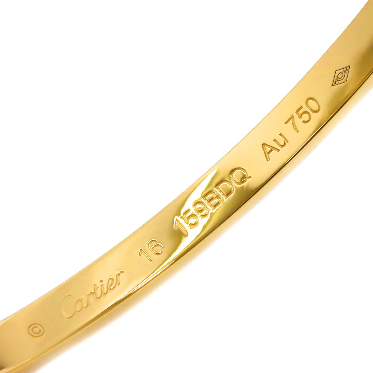 Love Diamond 6P Bracelet SM 18K YG 750 Size16