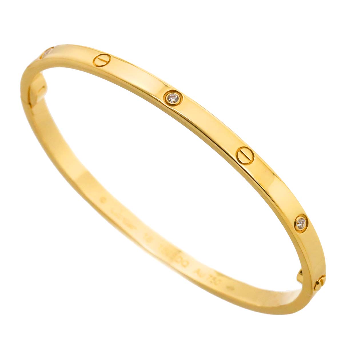 Love Diamond 6P Bracelet SM 18K YG 750 Size16