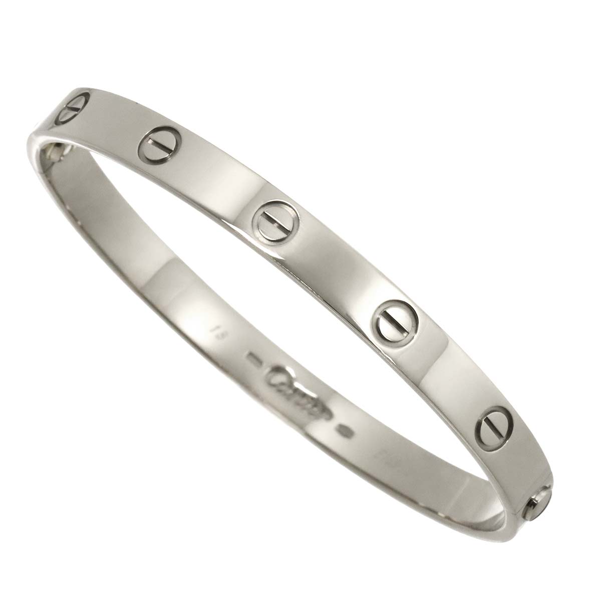 Love Bracelet Bangle 18K WG 750 Size18