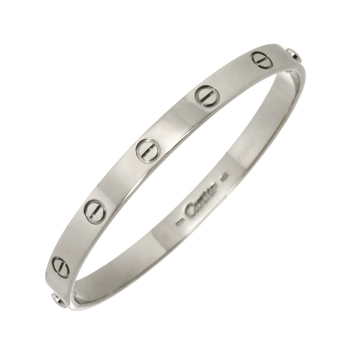 Love Bracelet Bangle 18K WG 750 Size18