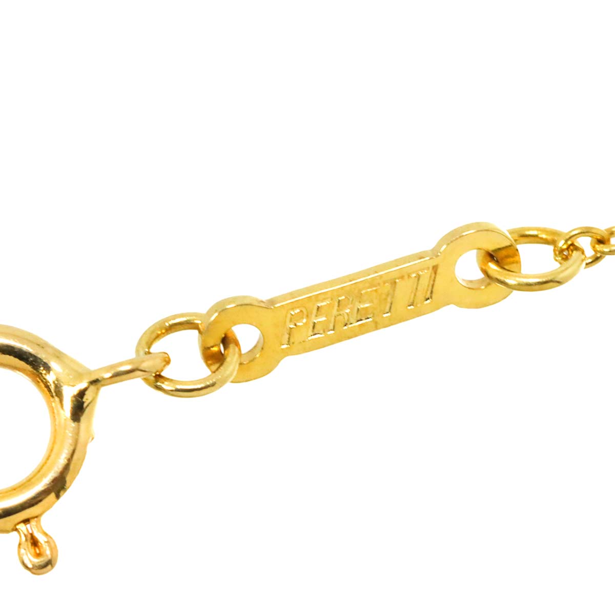 Open Heart 3P Necklace 18K Yellow Gold 750