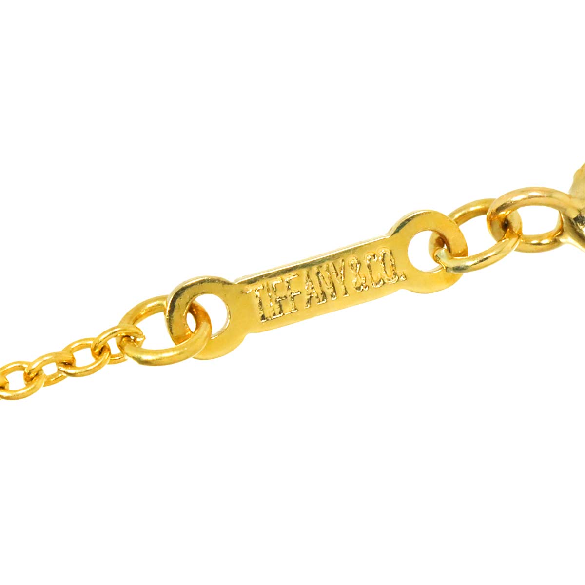 Open Heart 3P Necklace 18K Yellow Gold 750