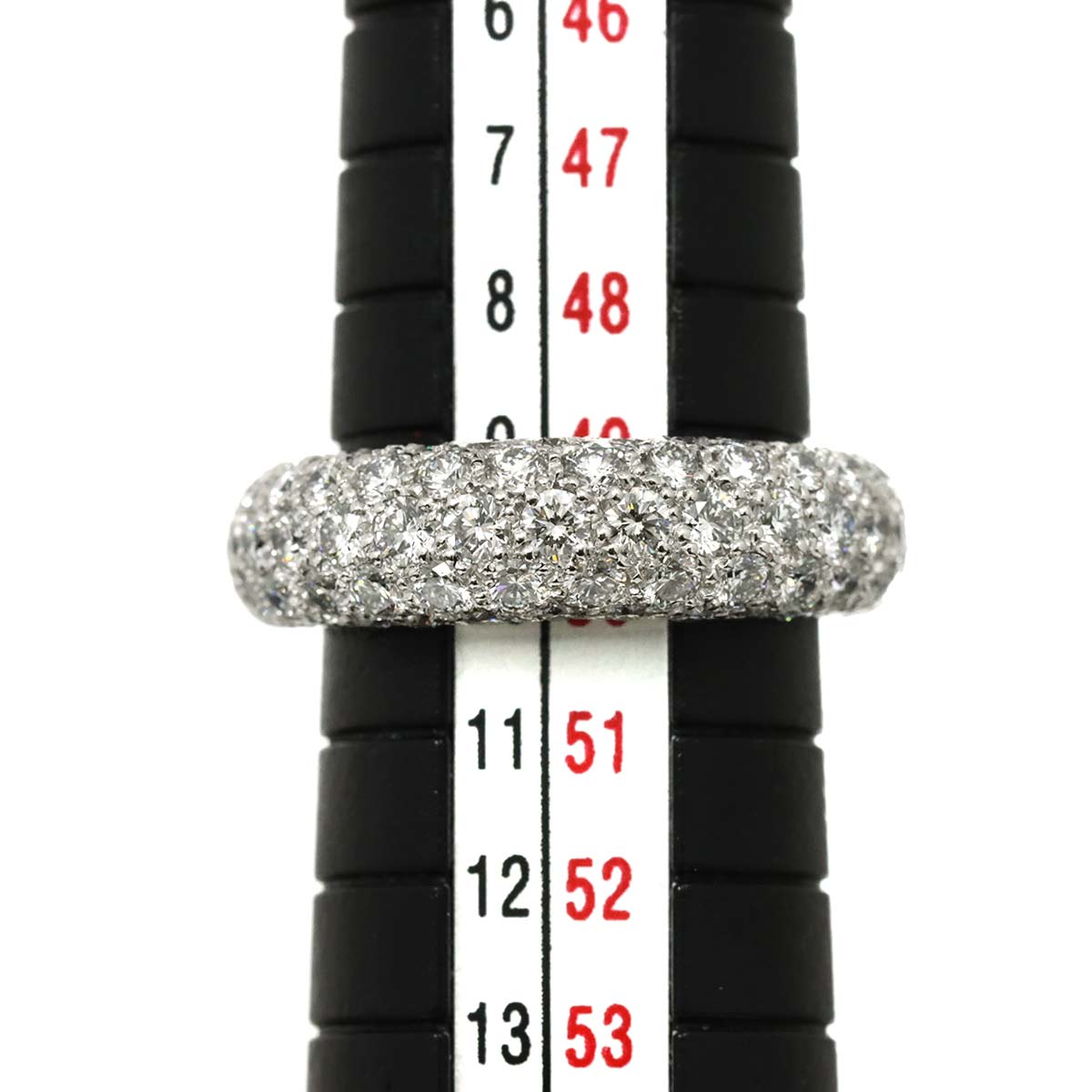 Diamond Ring 18K White Gold 750 size53 6.25-6.5(US)