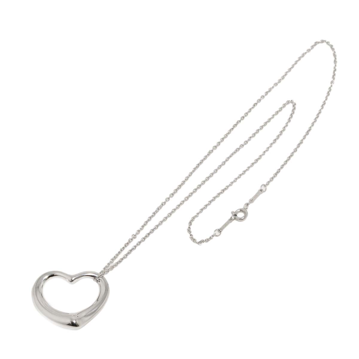 Open Heart Necklace Silver 925