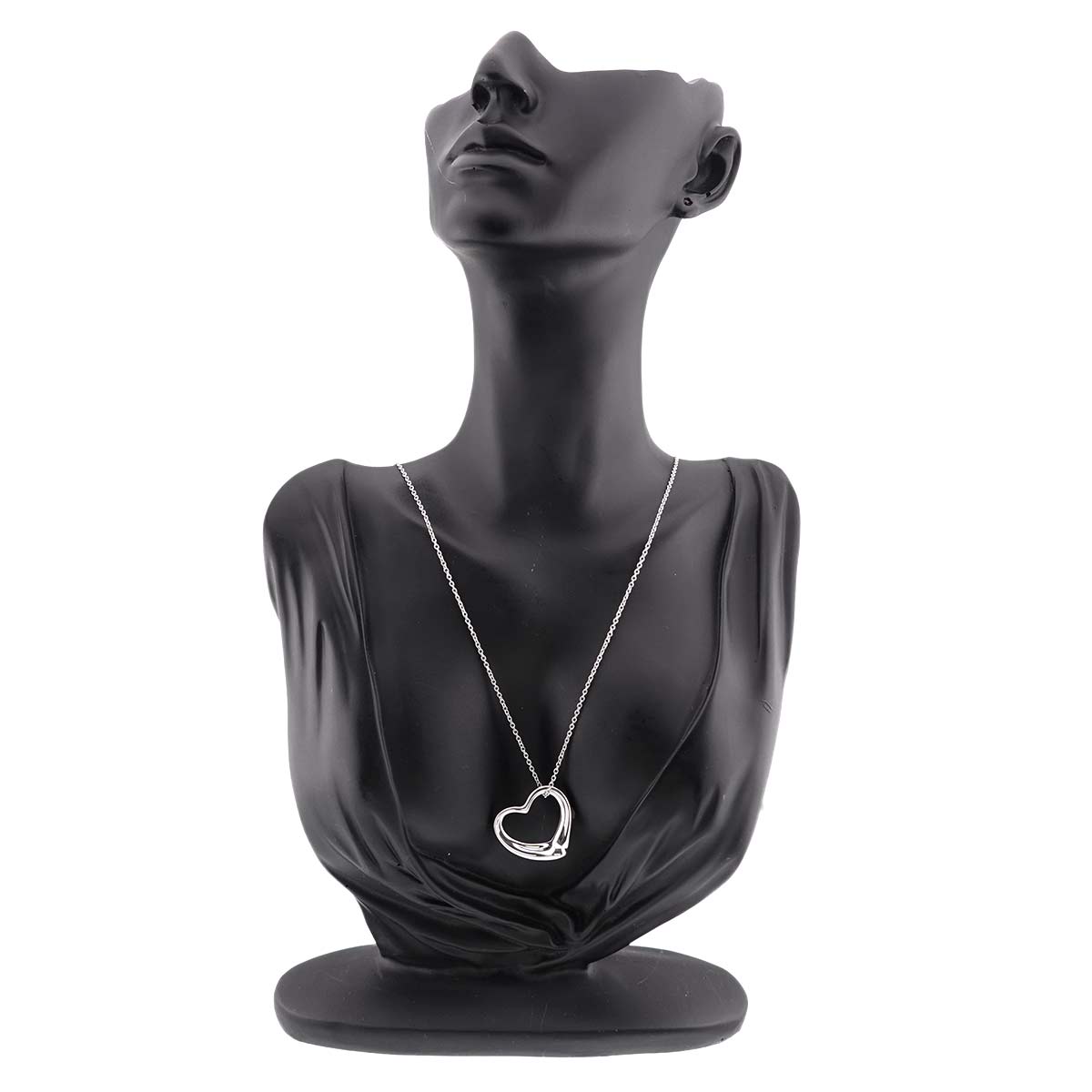 Open Heart Necklace Silver 925