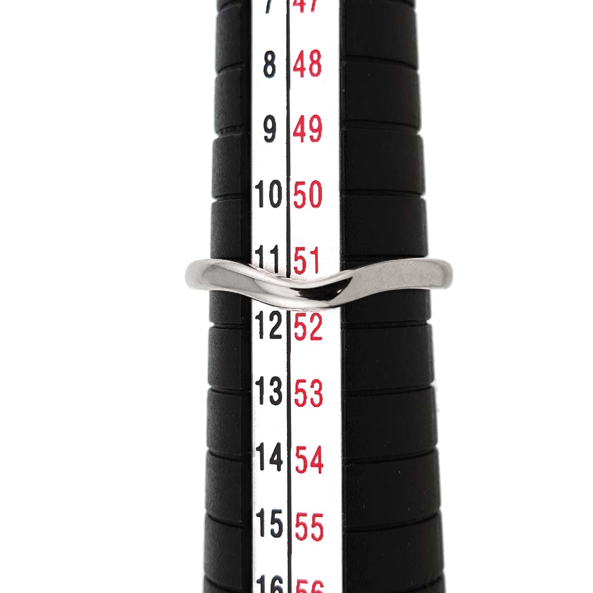 Curved Band Ring Pt Platinum size5.5-5.75(US)