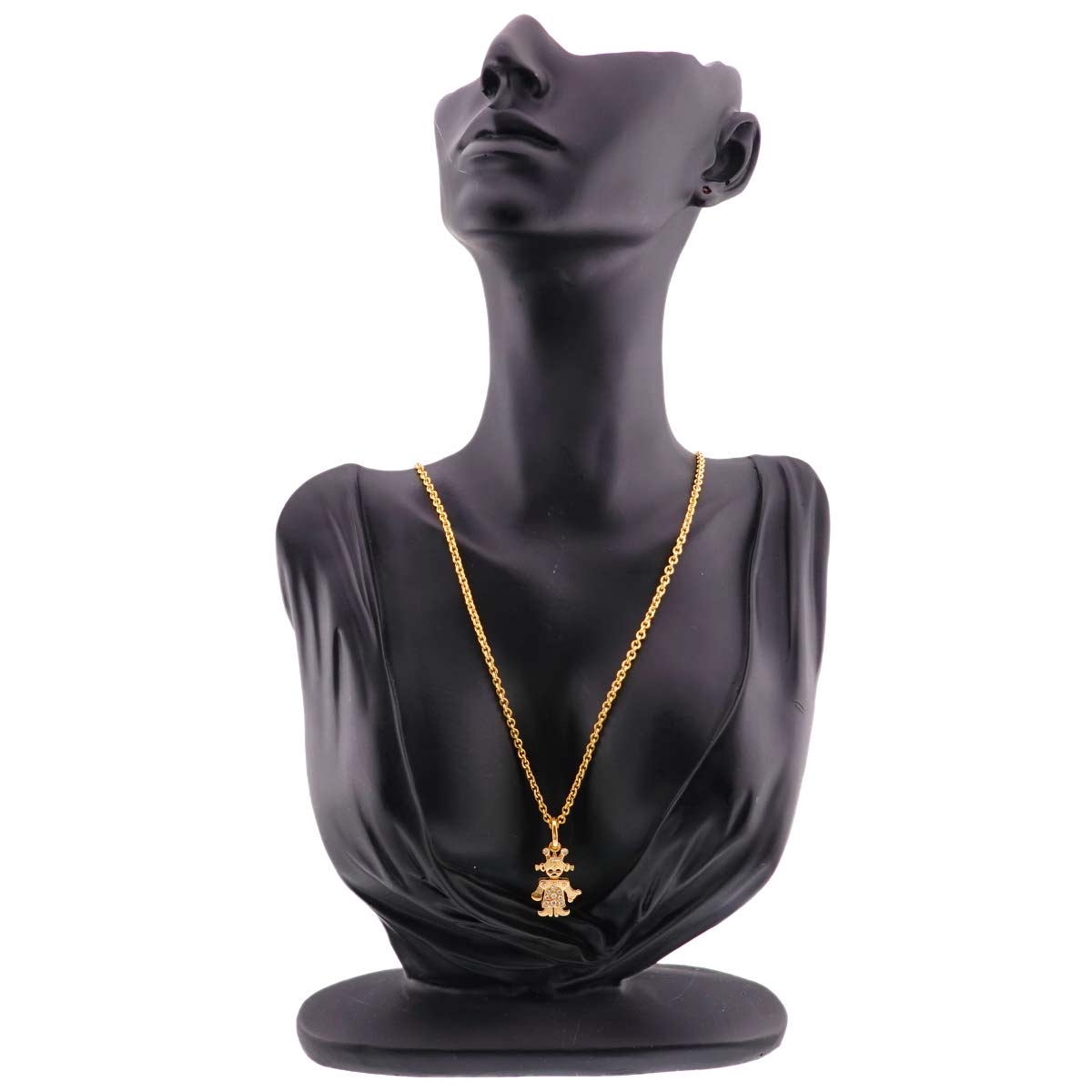 Queen Diamond Necklace 18K YG WG 750