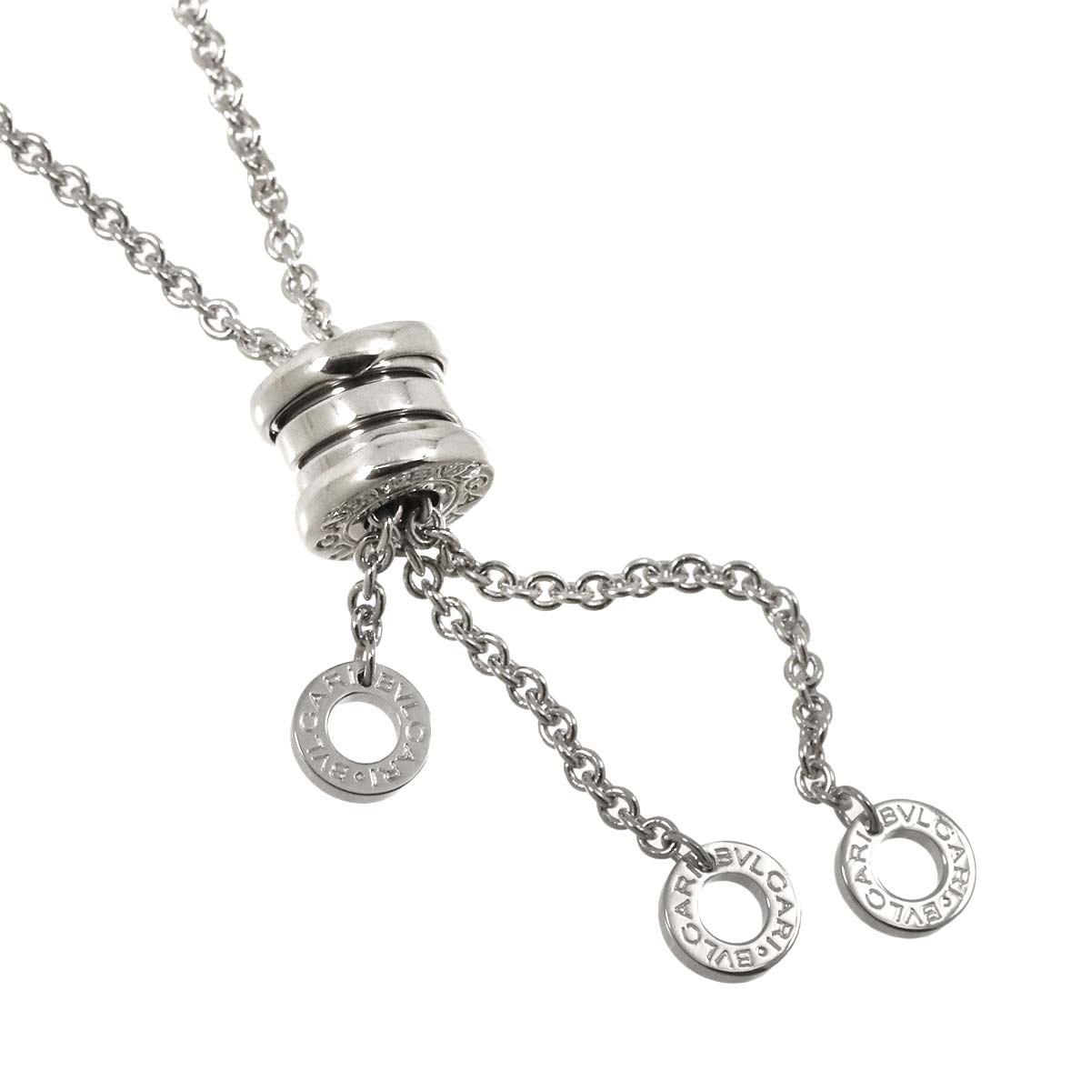 B-zero1 Element Necklace K18 18K WG White Gold 750