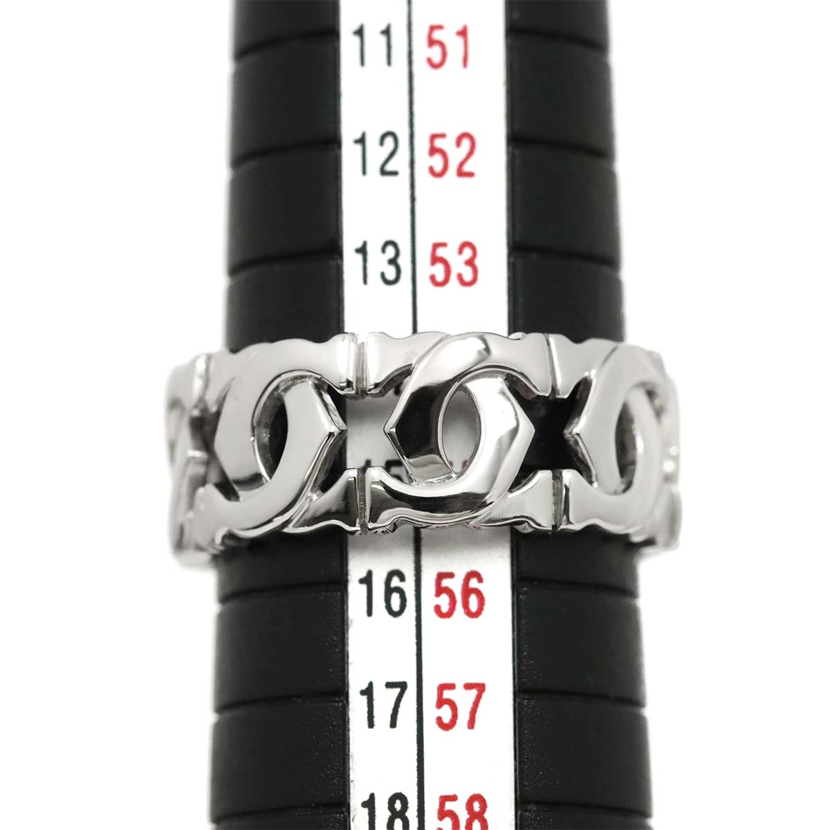 Ring 18K White Gold 750 size56 7.25(US)