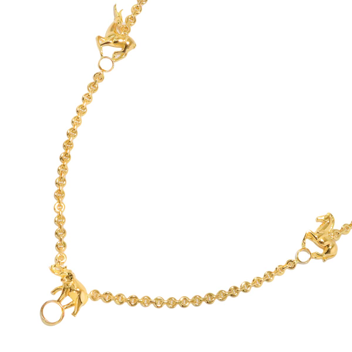 Circus Trinity Necklace 18K YG WG PG 750