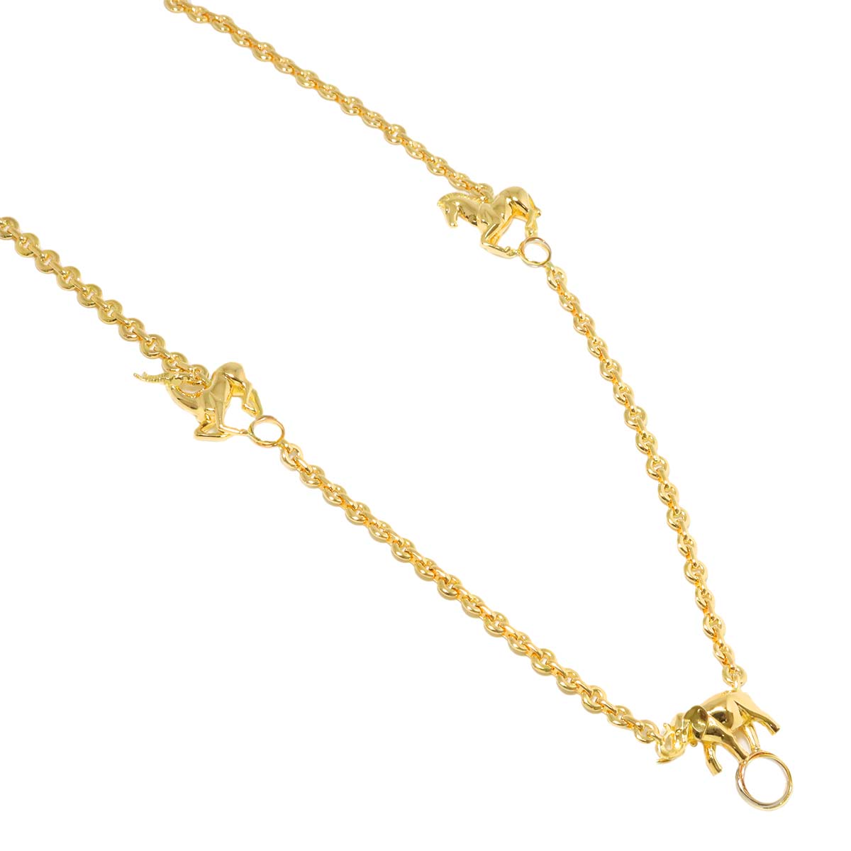 Circus Trinity Necklace 18K YG WG PG 750